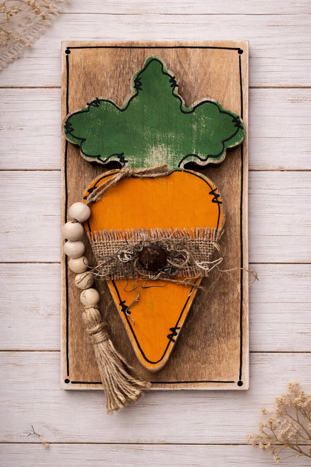 Carrot Wall Hanging Decoration
