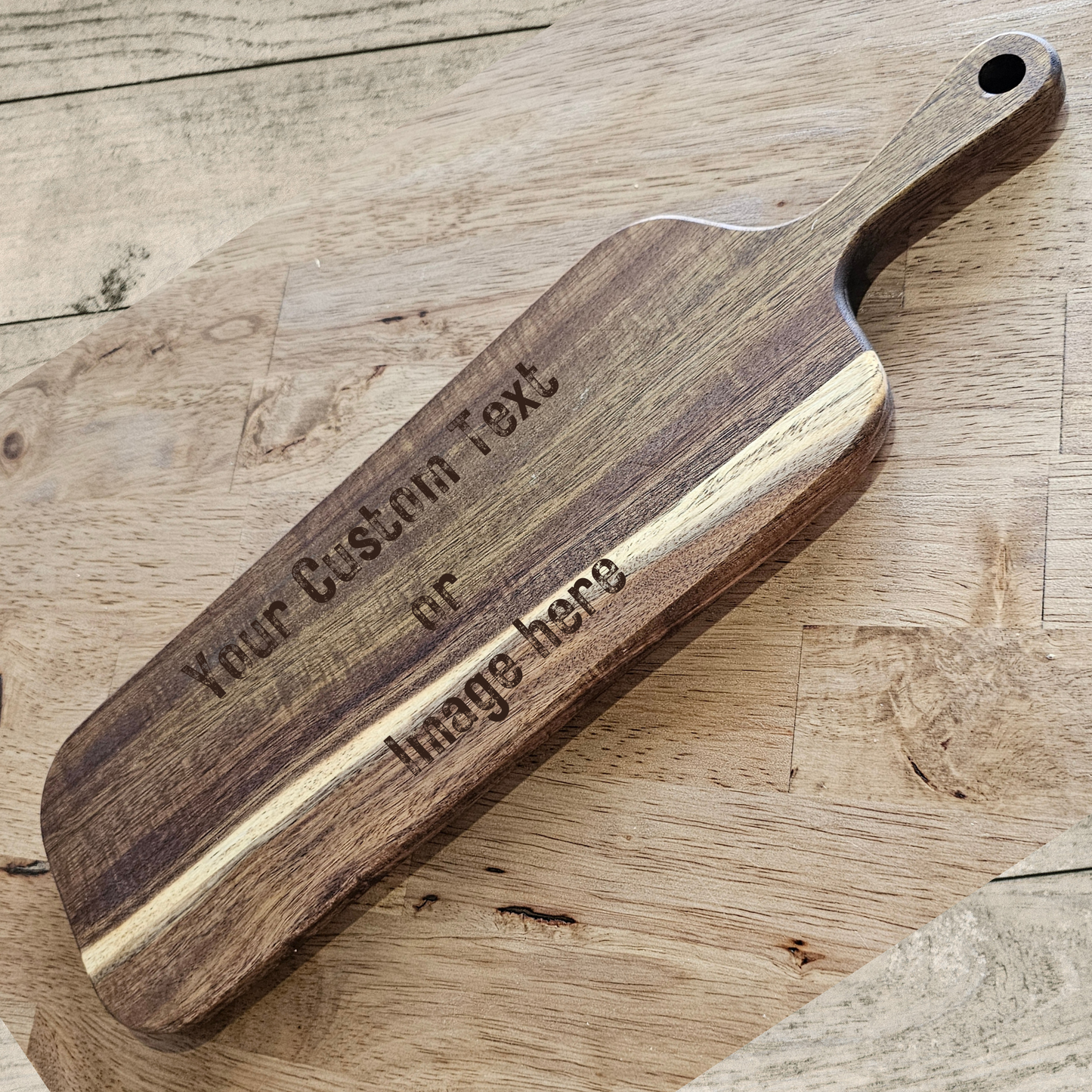 Serving Board Woden Paddle