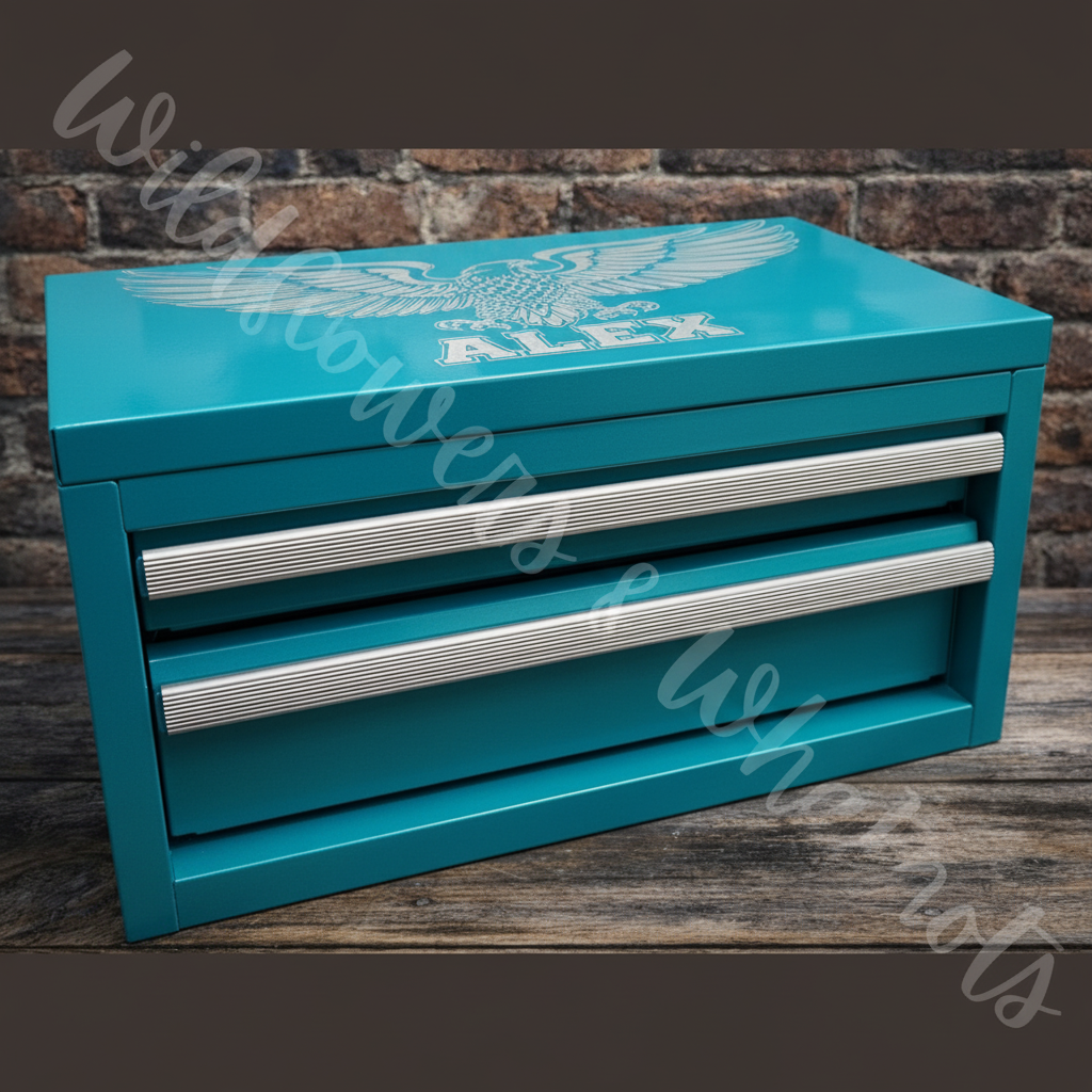 Aqua Teal Toolbox