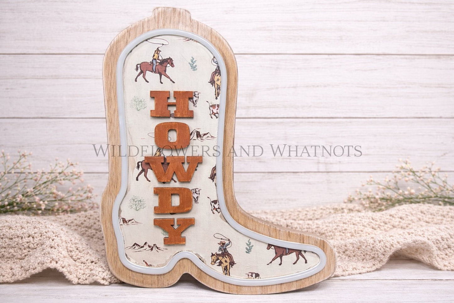LED Light-up Cowboy/Cowgirl Boot