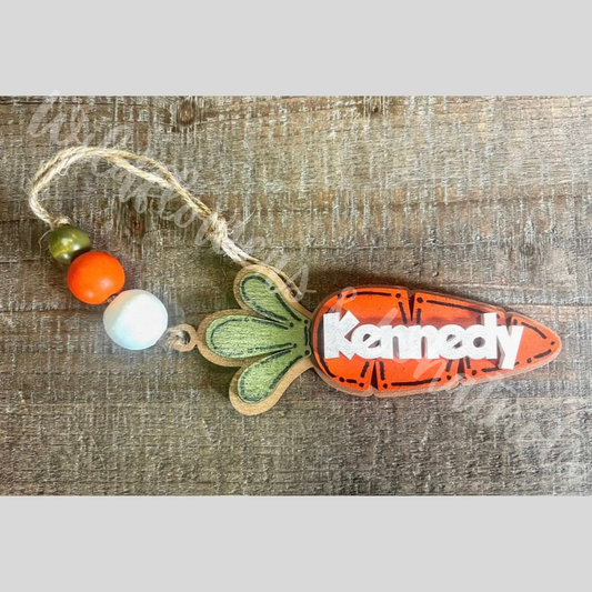Carrot Name Tags and Gift Tags