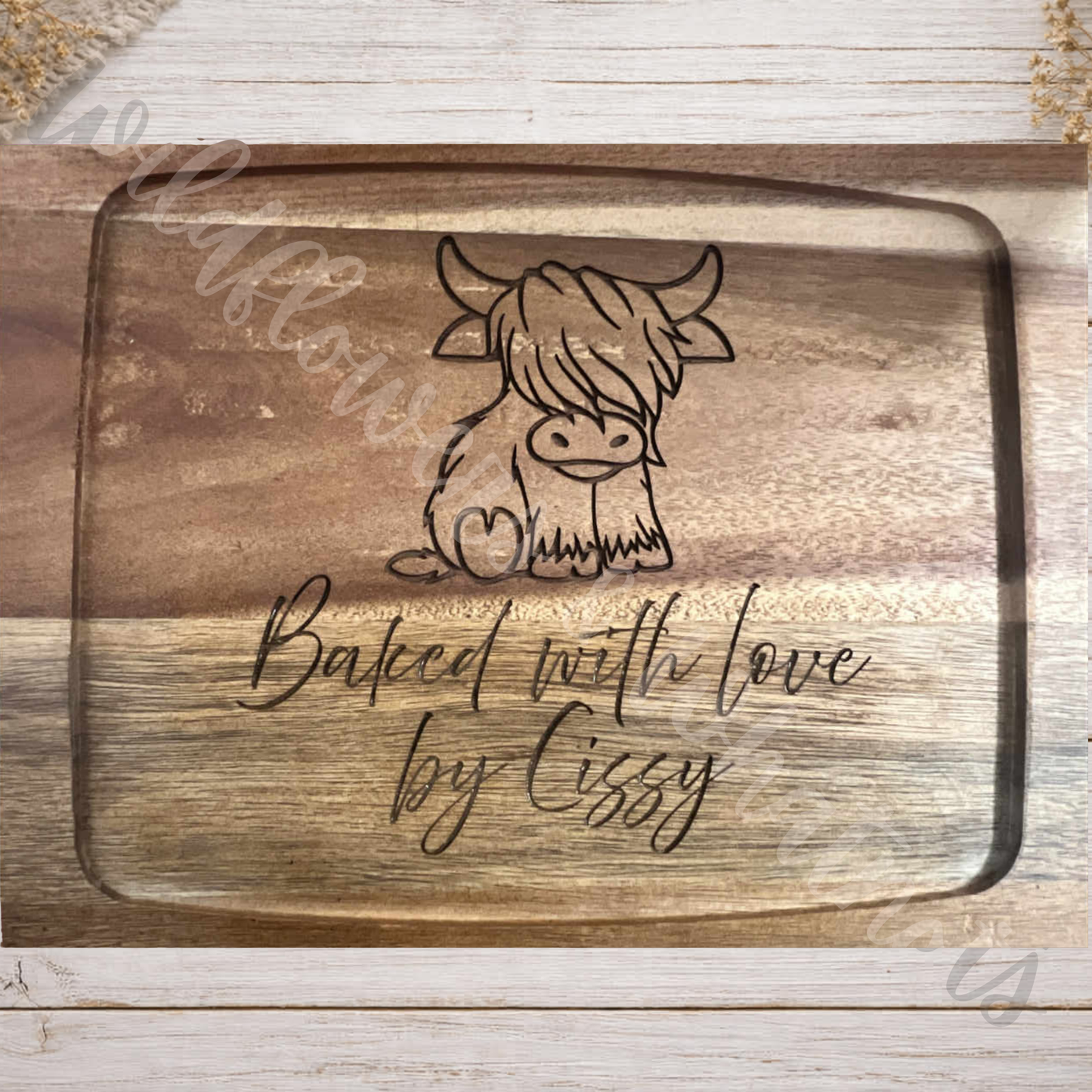 Ceramic Baking Dish with Acacia Wood Lid