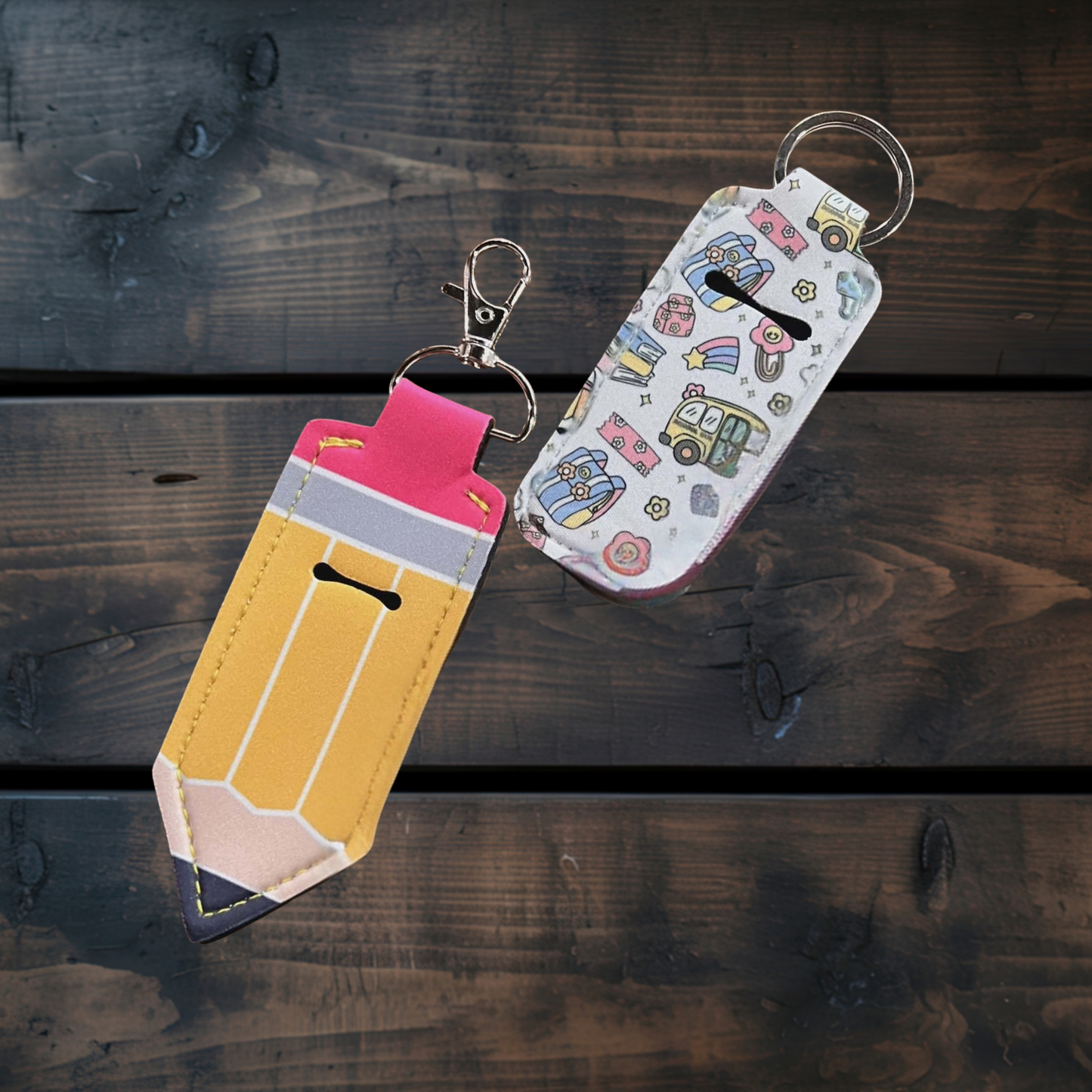 Notepad and Pen Set with Chapstick Holder