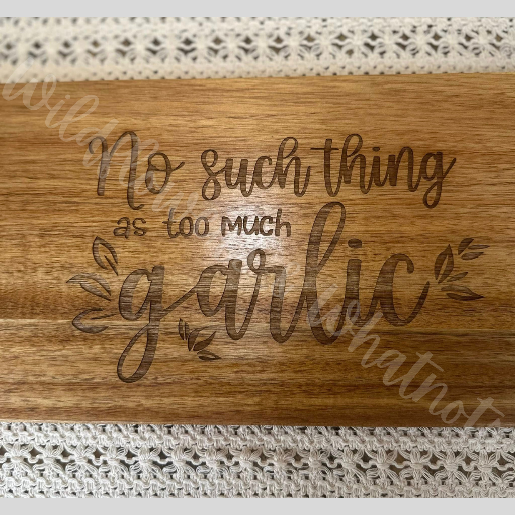 Serving Board Woden Paddle
