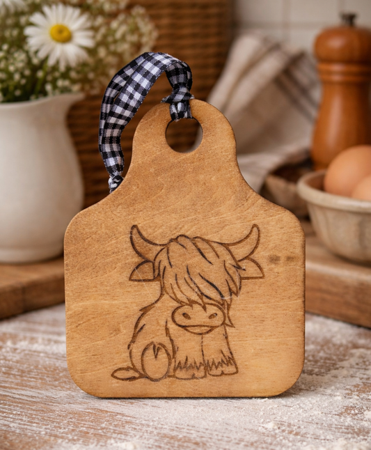 Ear Tag Ornament/Stocking Tag