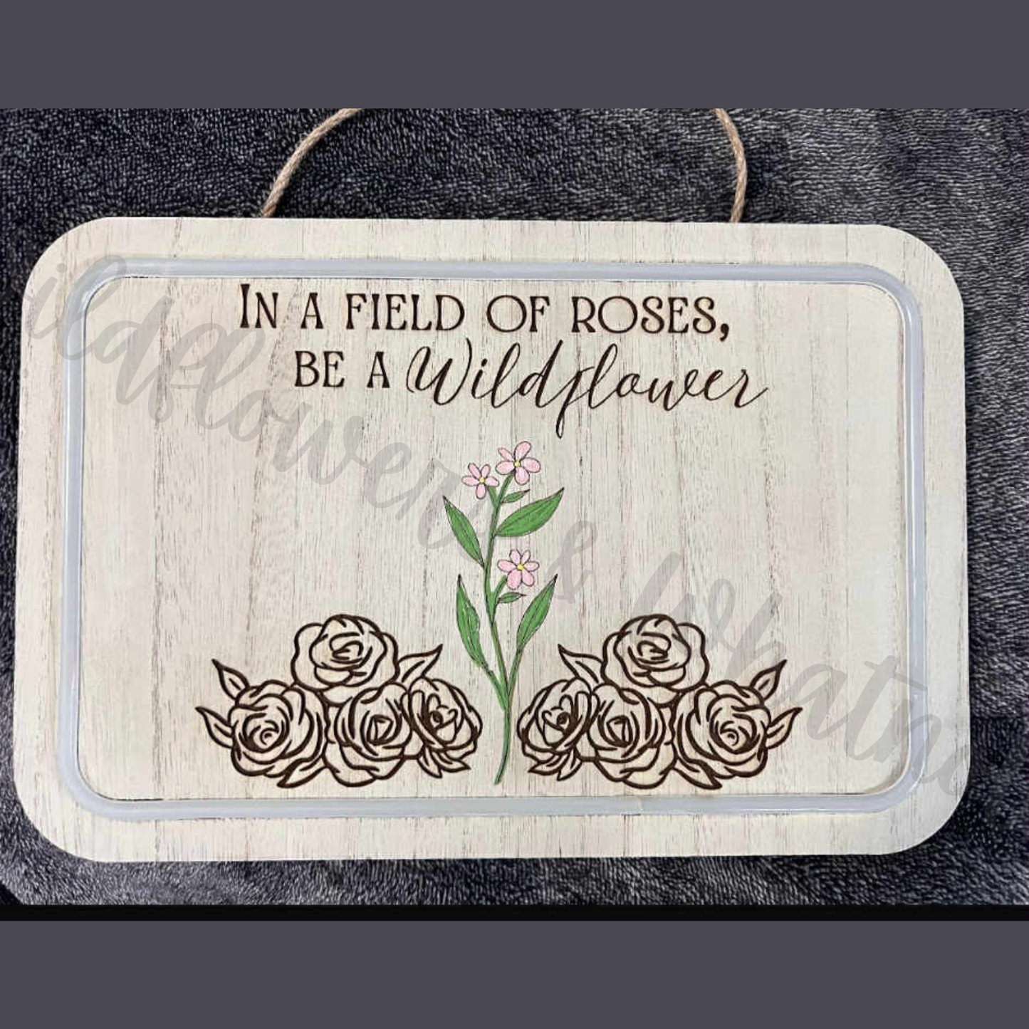 Wildflower LED Light-Up Sign