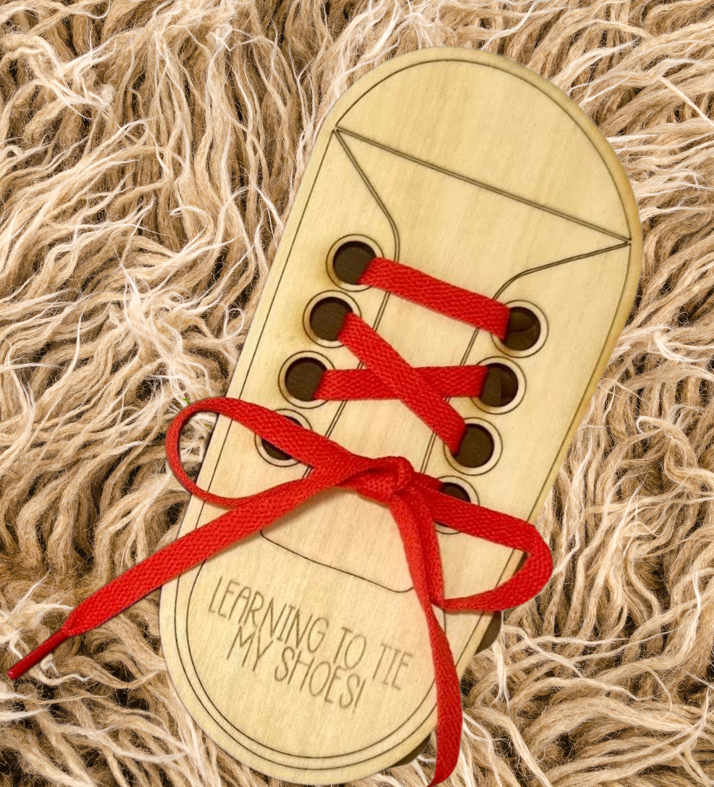 Learning to Tie Shoes Game