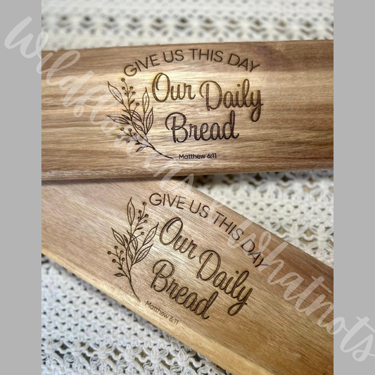 "Our Daily Bread" Decorative Serving Board