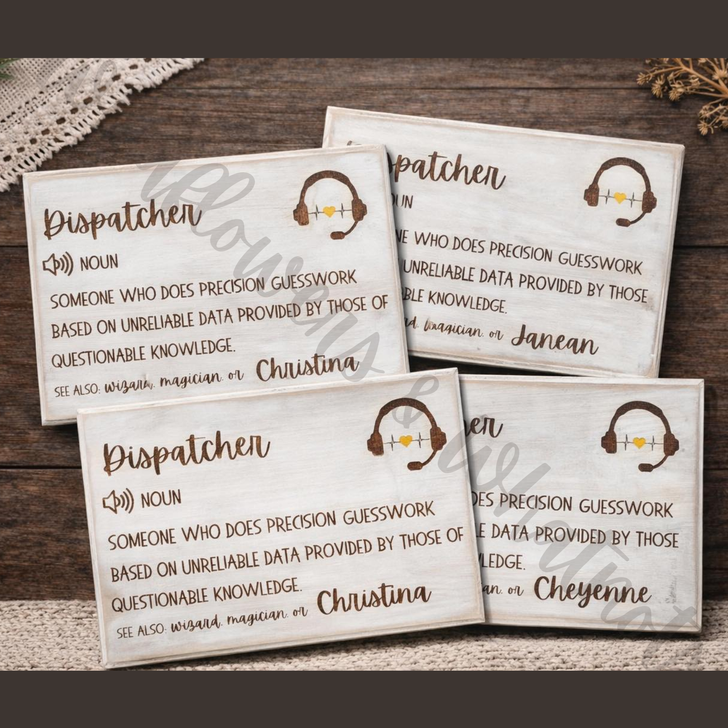 Personalized Mini Desk Sign