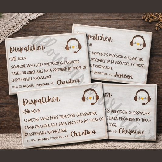 Personalized Mini Desk Sign