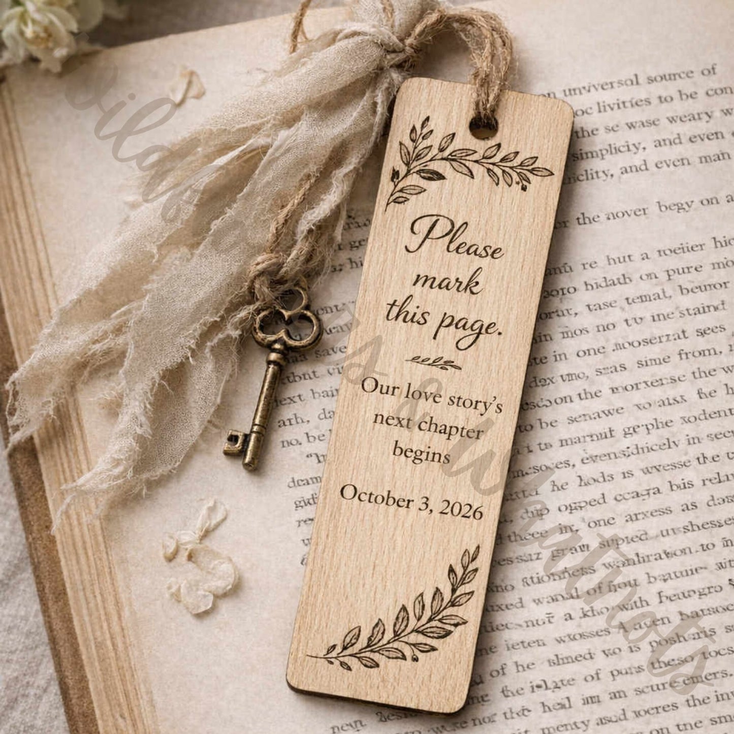 Wooden Bookmark